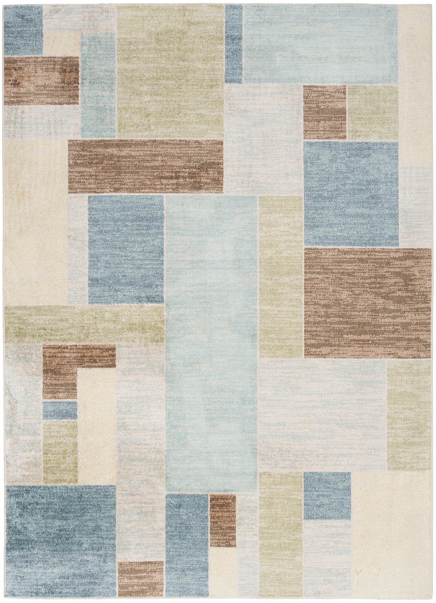 Nourison Home Astra Machine Washable ASW09 Contemporary Geometric Indoor Area Rug