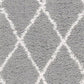 Tayse Diamond Area Rug JRS11-Mira Contemporary Cut Pile Indoor Polypropylene