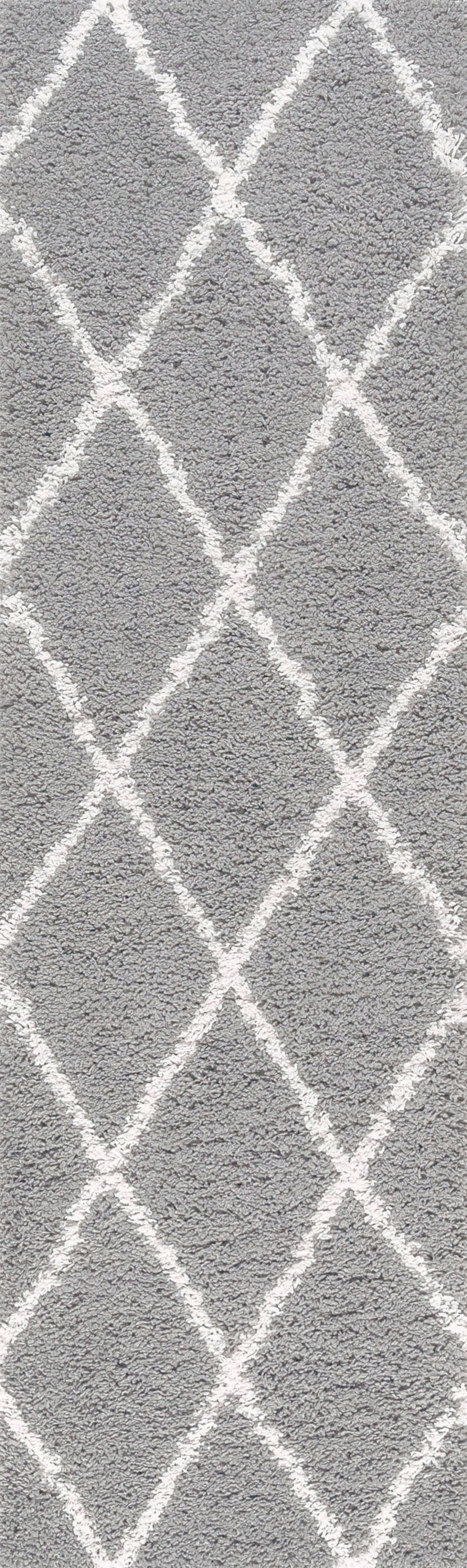 Tayse Diamond Area Rug JRS11-Mira Contemporary Cut Pile Indoor Polypropylene