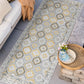 Tayse Geometric Area Rug FLO10-Matthew Contemporary Flat Weave Indoor/Outdoor Polypropylene