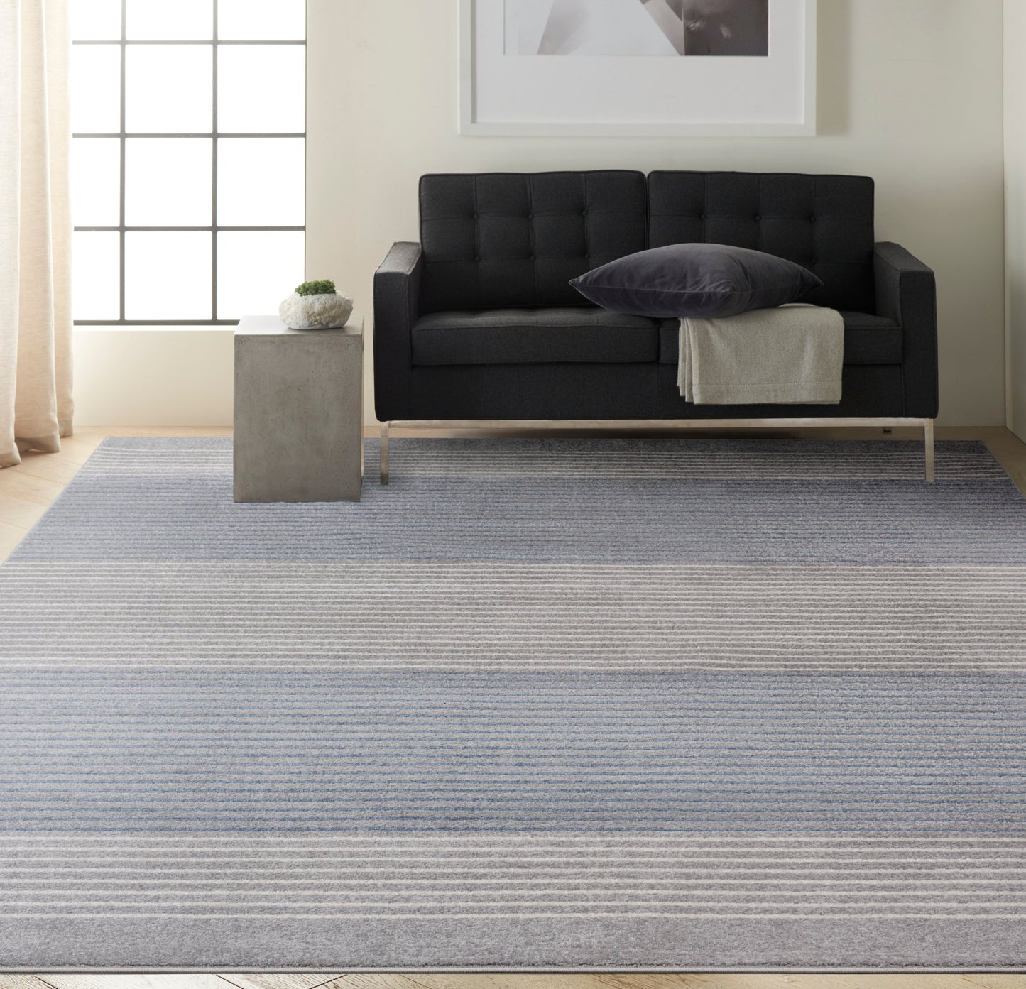River Flow RFV06 Machine Made Synthetic Blend Indoor Area Rug By Calvin Klein From Nourison Rugs