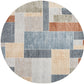 Nourison Home Astra Machine Washable ASW09 Contemporary Geometric Indoor Area Rug