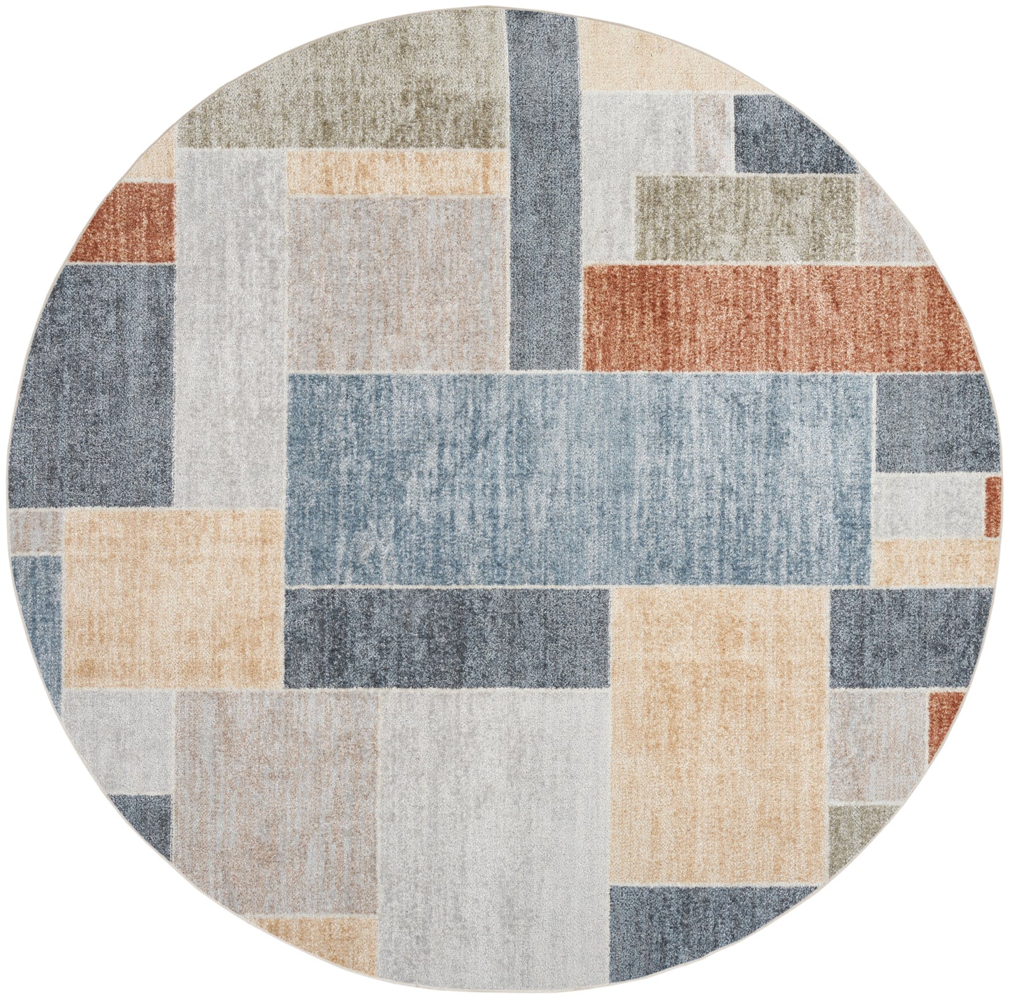 Nourison Home Astra Machine Washable ASW09 Contemporary Geometric Indoor Area Rug