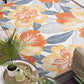 Tayse Floral Area Rug FLO14-Ramon Contemporary Flat Weave Indoor/Outdoor Polypropylene