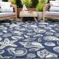 Tayse Coastal Area Rug ECO14-Sanibel Novelty Flat Weave Indoor/Outdoor Polypropylene