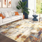 Tayse Abstract Area Rug CHL14-Clay Contemporary Cut Pile Indoor Polypropylene