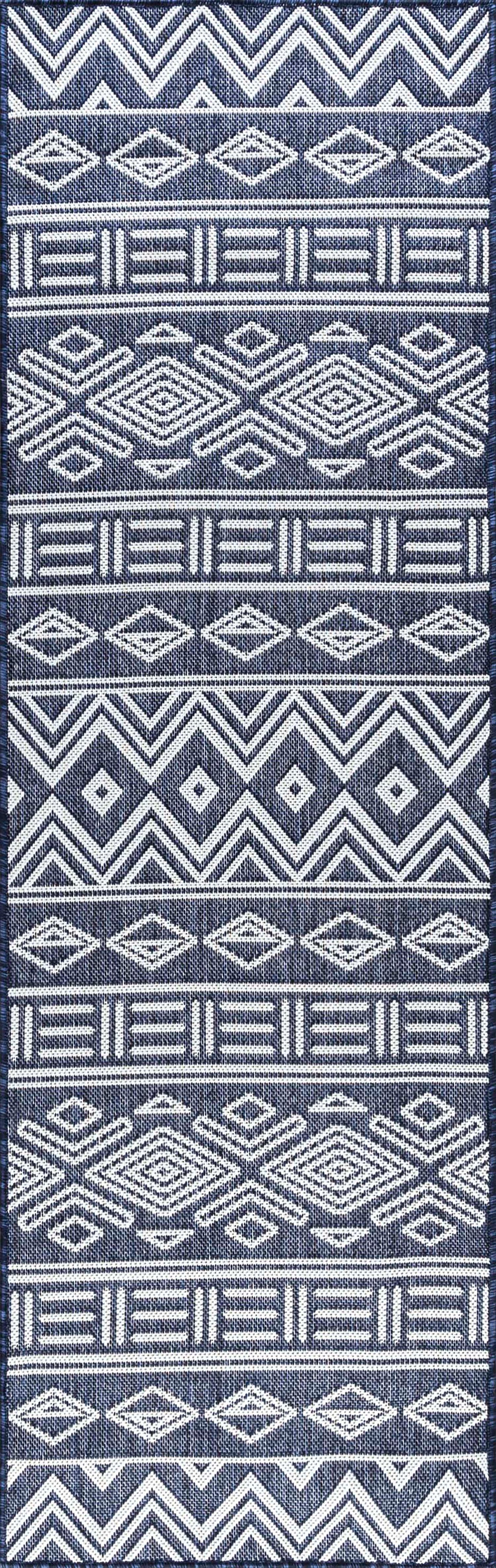 Tayse Moroccan Area Rug ECO20-Easton Contemporary Flat Weave Indoor/Outdoor Polypropylene