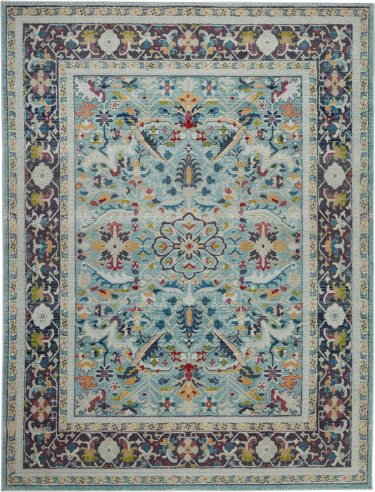 Ankara Global ANR14 Machine Made Synthetic Blend Indoor Area Rug By Nourison Home From Nourison Rugs