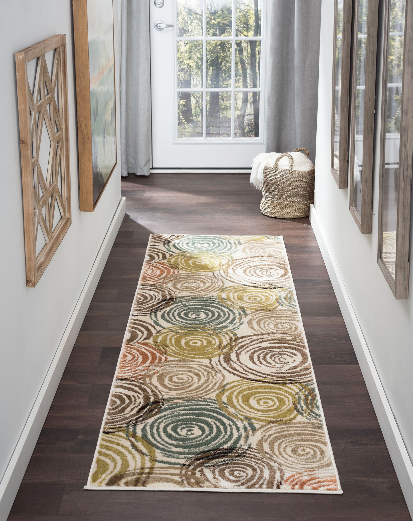 Tayse Abstract Area Rug DCO10-Joelle Contemporary Cut Pile Indoor Polypropylene