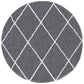 Tayse Diamond Area Rug JRS11-Mira Contemporary Cut Pile Indoor Polypropylene