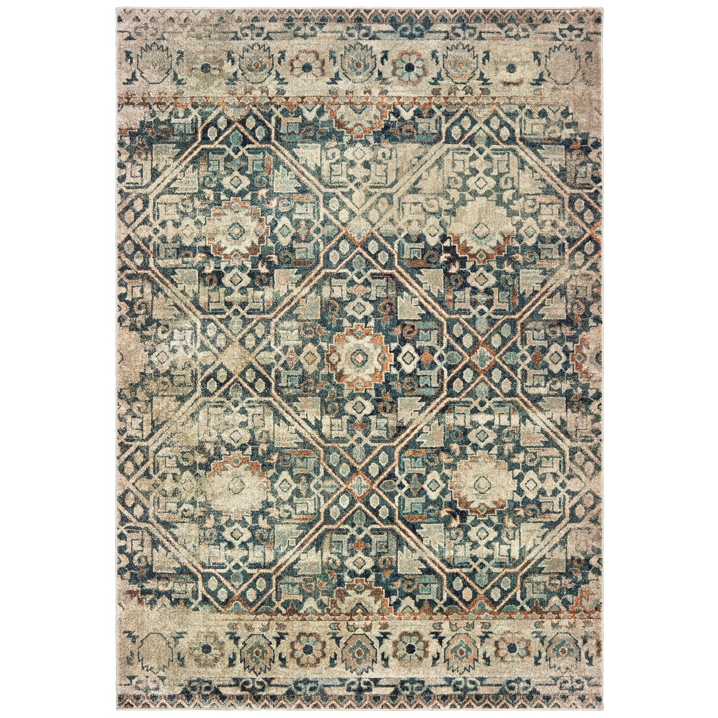 Oriental Weavers 8026P RALEIGH Traditional Indoor Area Rug