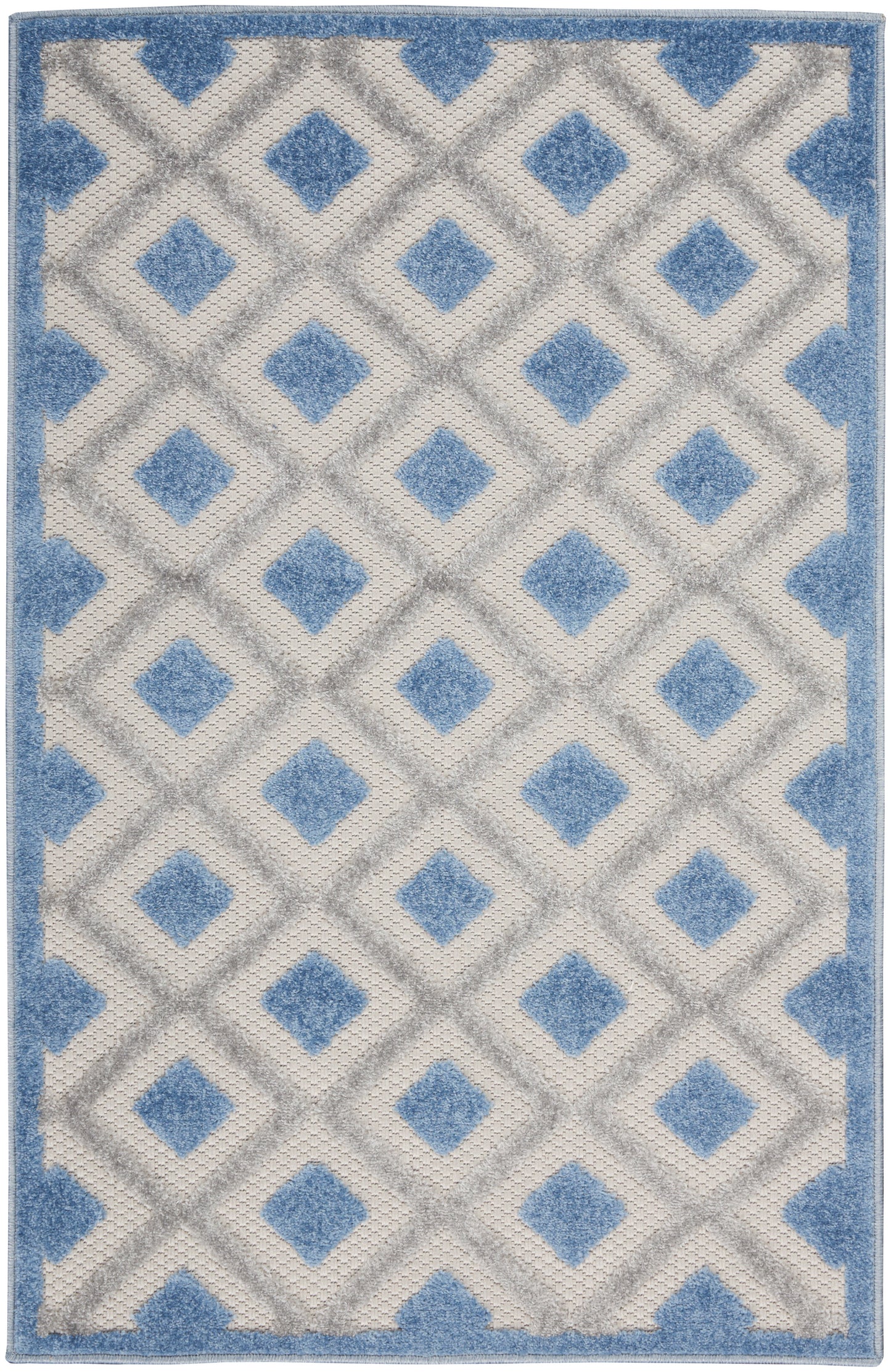 Nourison Home Aloha ALH26 Modern Geometric Indoor/Outdoor Area Rug