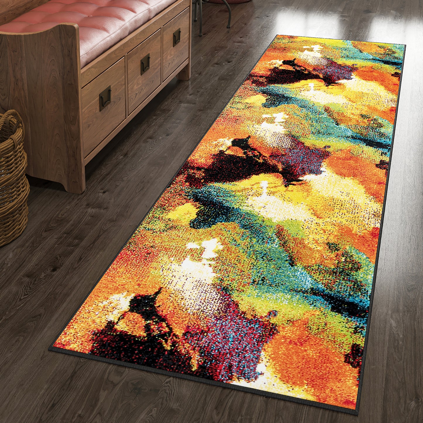 Tayse Abstract Area Rug AVN17-Vida Contemporary Cut Pile Indoor Polypropylene