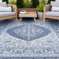 Tayse Floral Area Rug ECO16-Eamon Traditional Flat Weave Indoor/Outdoor Polypropylene