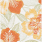 Tayse Floral Area Rug FLO14-Ramon Contemporary Flat Weave Indoor/Outdoor Polypropylene