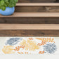 Tayse Floral Area Rug FLO12-Moreno Contemporary Flat Weave Indoor/Outdoor Polypropylene