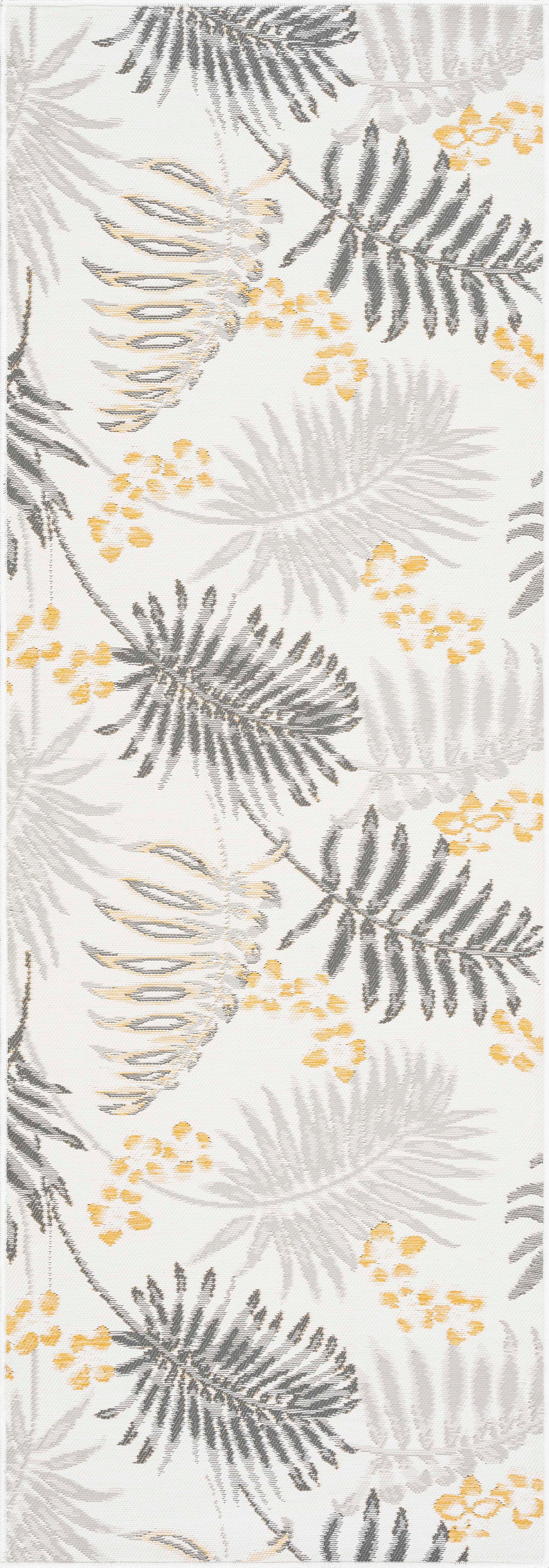 Tayse Floral Area Rug FLO12-Moreno Contemporary Flat Weave Indoor/Outdoor Polypropylene