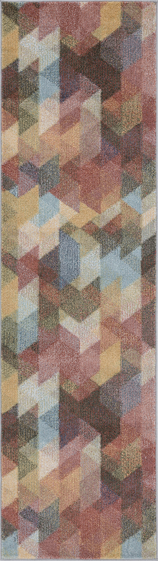 Tayse Abstract Area Rug REI19-Declan Contemporary Cut Pile Indoor Polypropylene