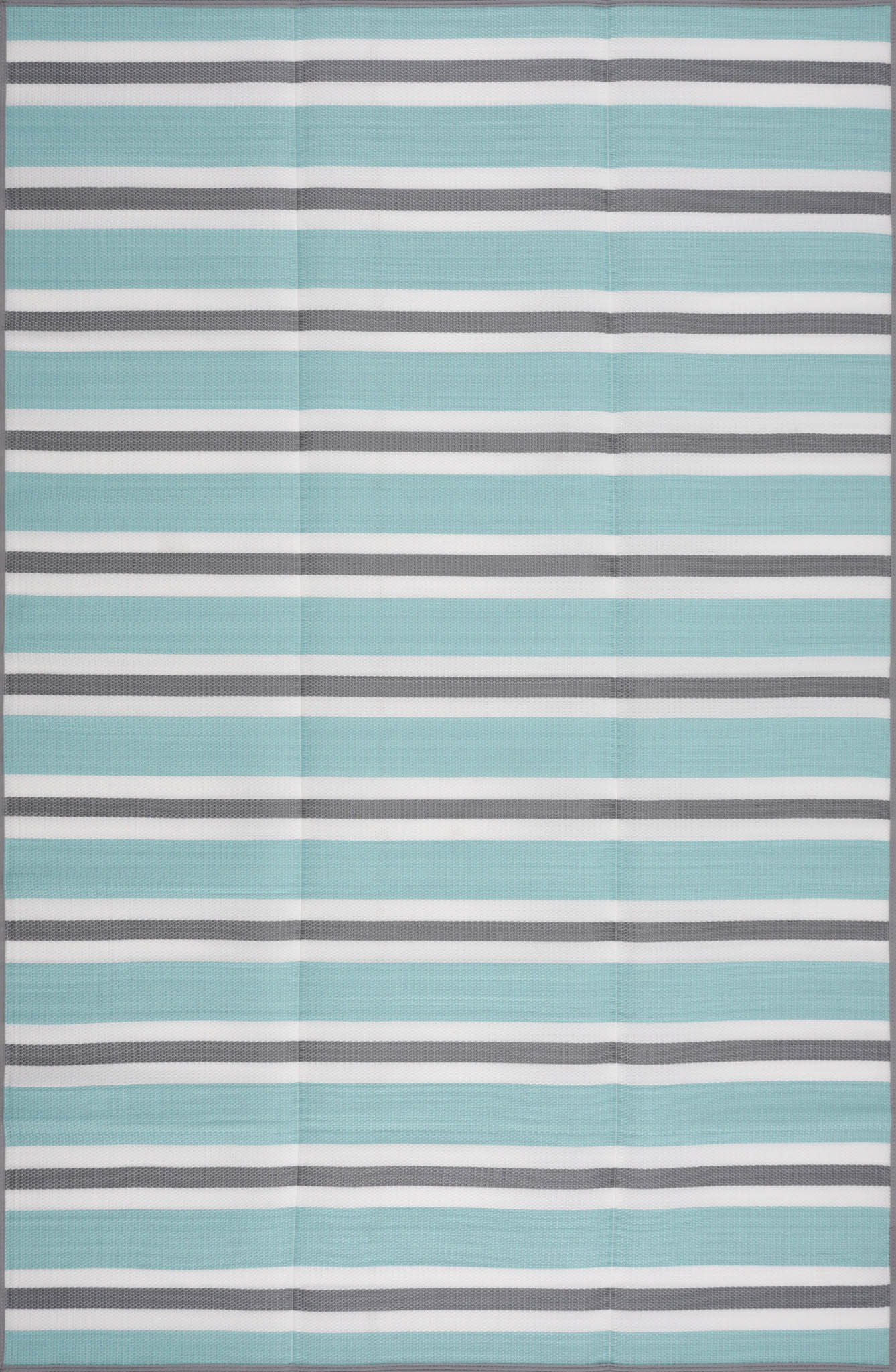 Tayse Stripes Area Rug LNA12-Seattle Contemporary Flat Weave Indoor/Outdoor Polypropylene