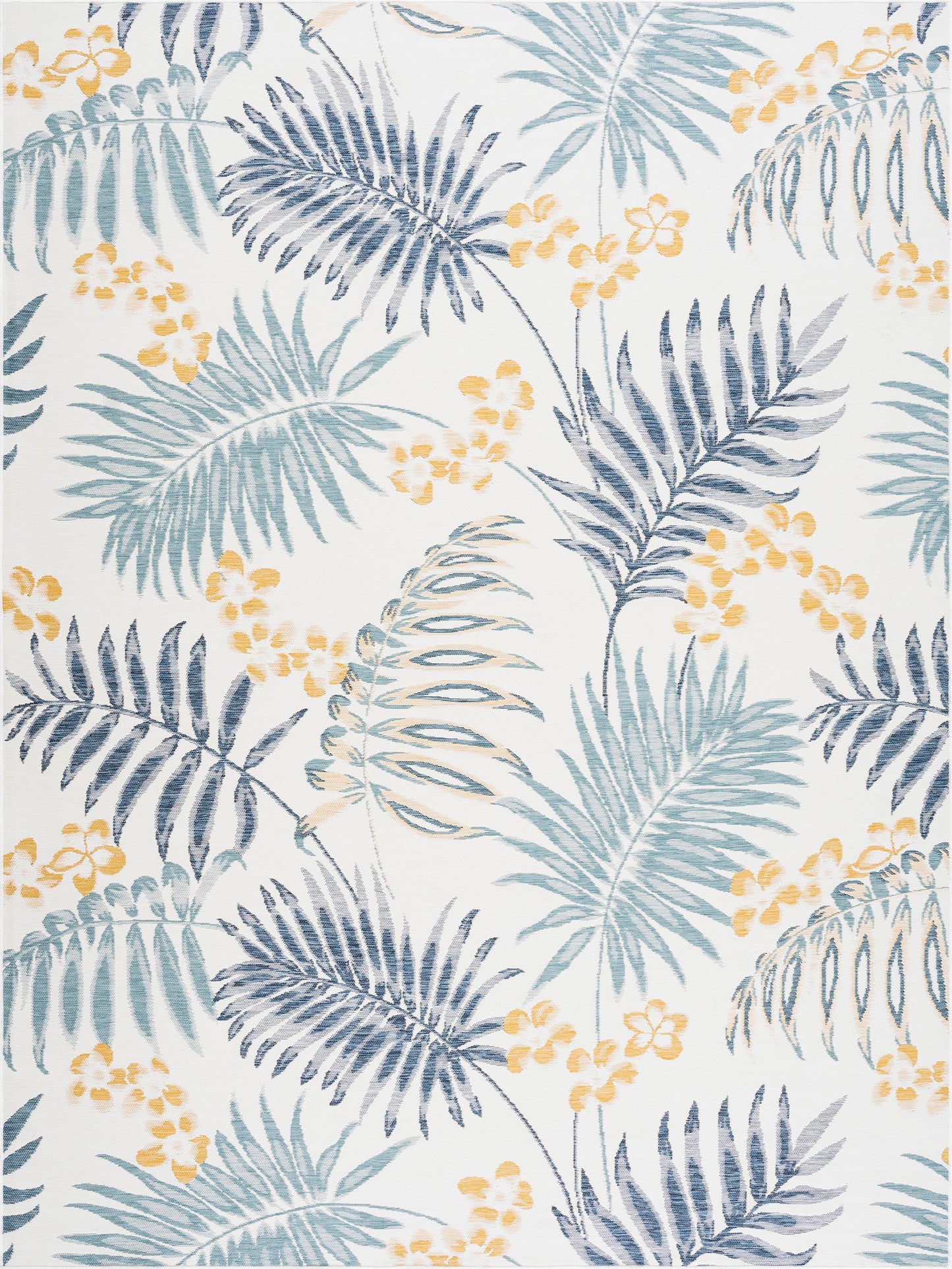 Tayse Floral Area Rug FLO12-Moreno Contemporary Flat Weave Indoor/Outdoor Polypropylene