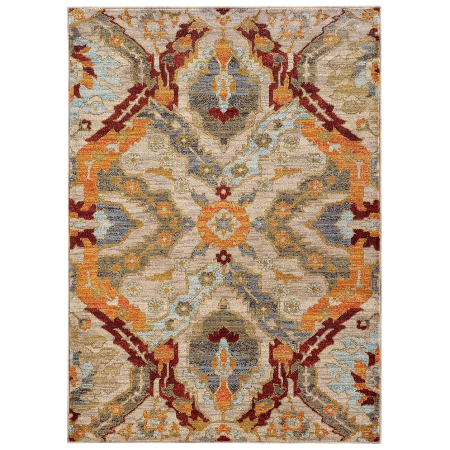 Oriental Weavers 6371C SEDONA Casual Indoor Area Rug