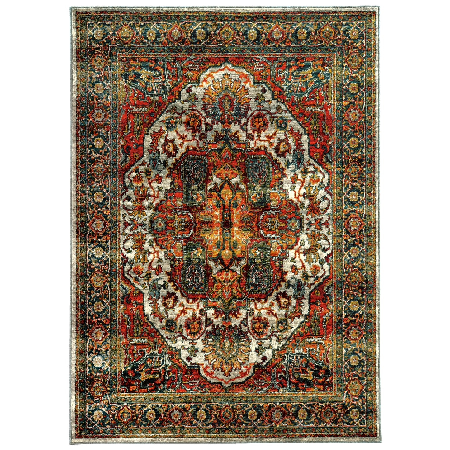 Oriental Weavers 9588D SEDONA Traditional Indoor Area Rug