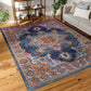 Tayse Medallion Area Rug DIA19-Mila Traditional Cut Pile Indoor Polypropylene