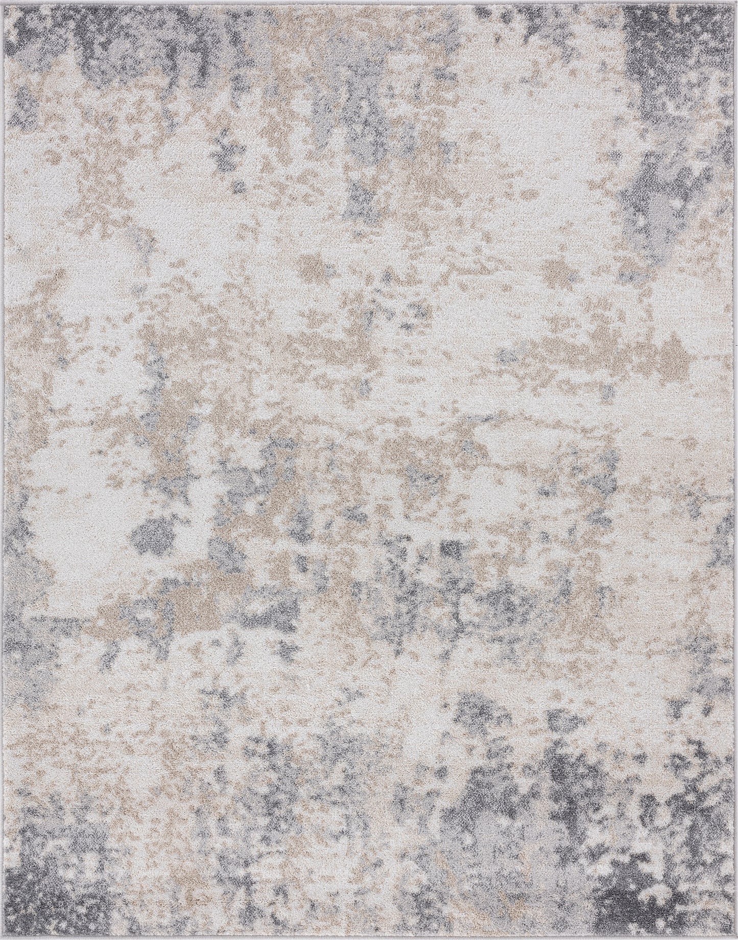 Tayse Abstract Area Rug DIA11-Spokane Contemporary Cut Pile Indoor Polypropylene