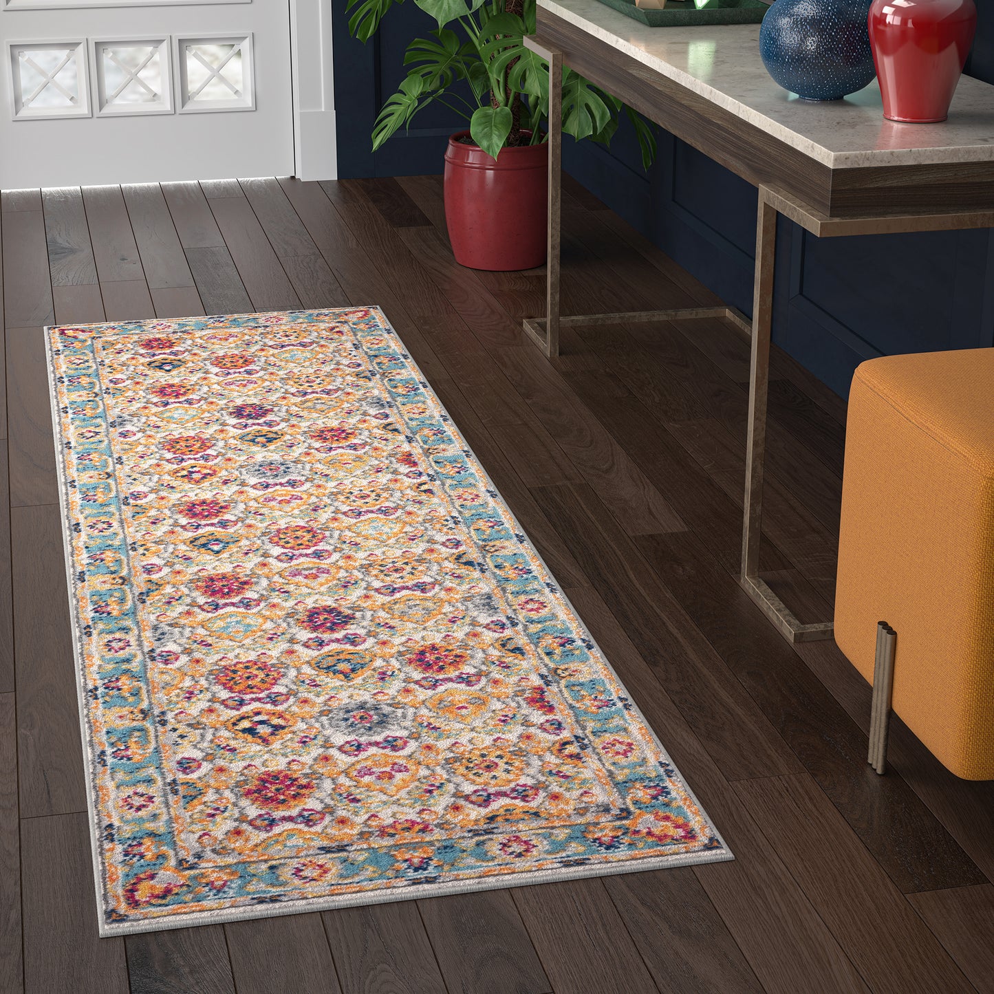 Dynamic-DYN13 Cut Pile Synthetic Blend Indoor Area Rug by Tayse Rugs