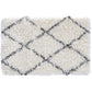 Tayse Diamond Area Rug HEA11-Harold Contemporary Cut Pile Indoor Polyester