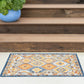 Tayse Geometric Area Rug FLO10-Matthew Contemporary Flat Weave Indoor/Outdoor Polypropylene