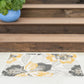 Tayse Floral Area Rug FLO14-Ramon Contemporary Flat Weave Indoor/Outdoor Polypropylene