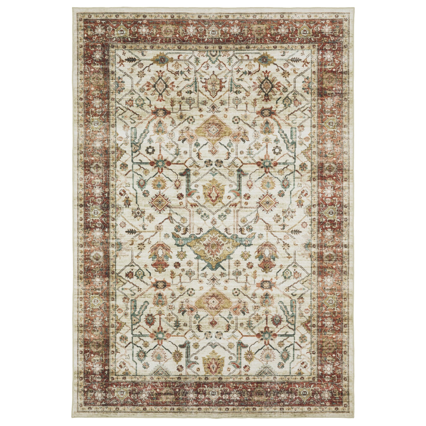 Oriental Weavers SUM04 SUMTER Washable Indoor Area Rug