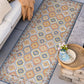 Tayse Geometric Area Rug FLO10-Matthew Contemporary Flat Weave Indoor/Outdoor Polypropylene