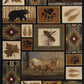 Tayse Lodge Area Rug NTR66-Northern Wildlife Novelty Cut Pile Indoor Polypropylene