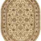 Tayse Floral Area Rug ELG51-Raleigh Traditional Cut Pile Indoor Polypropylene