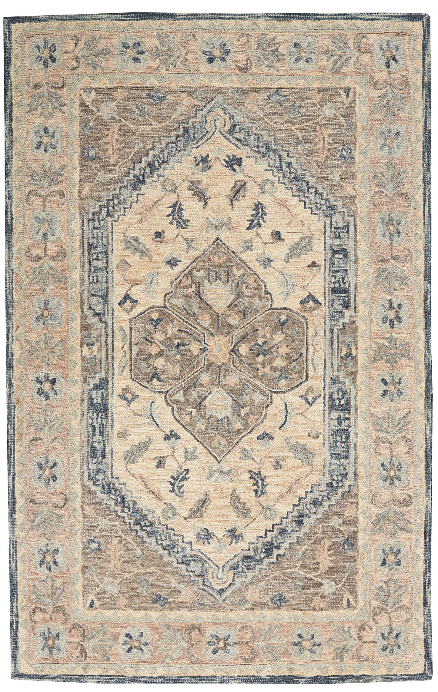 Bahari BAH03 Handmade Wool Indoor Area Rug By Nourison Home From Nourison Rugs