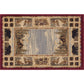 Tayse Lodge Area Rug NTR67-Lakeside Retreat Novelty Cut Pile Indoor Polypropylene