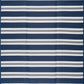 Tayse Stripes Area Rug LNA12-Seattle Contemporary Flat Weave Indoor/Outdoor Polypropylene