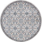 Tayse Damask Area Rug HMP38-Izel Traditional Cut Pile Indoor Polypropylene