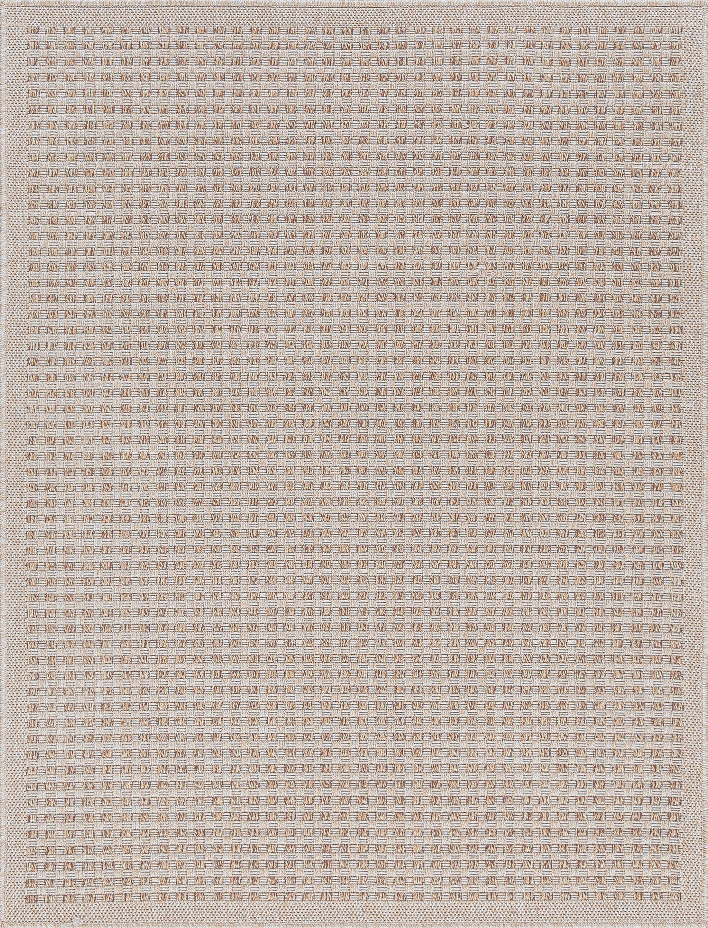 Tayse Basketweave Area Rug DEN10-Dickens Contemporary Flat Weave Indoor/Outdoor Polypropylene