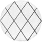 Tayse Diamond Area Rug JRS11-Mira Contemporary Cut Pile Indoor Polypropylene