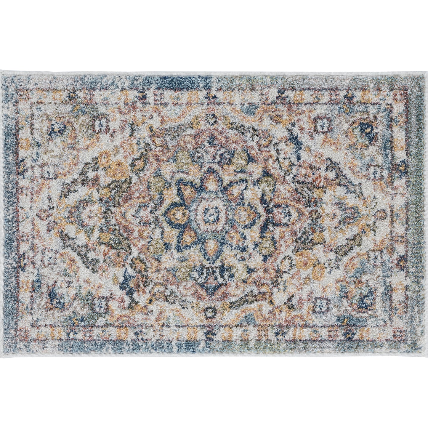 Tayse Oriental Area Rug REI12-Antonia Traditional Cut Pile Indoor Polypropylene