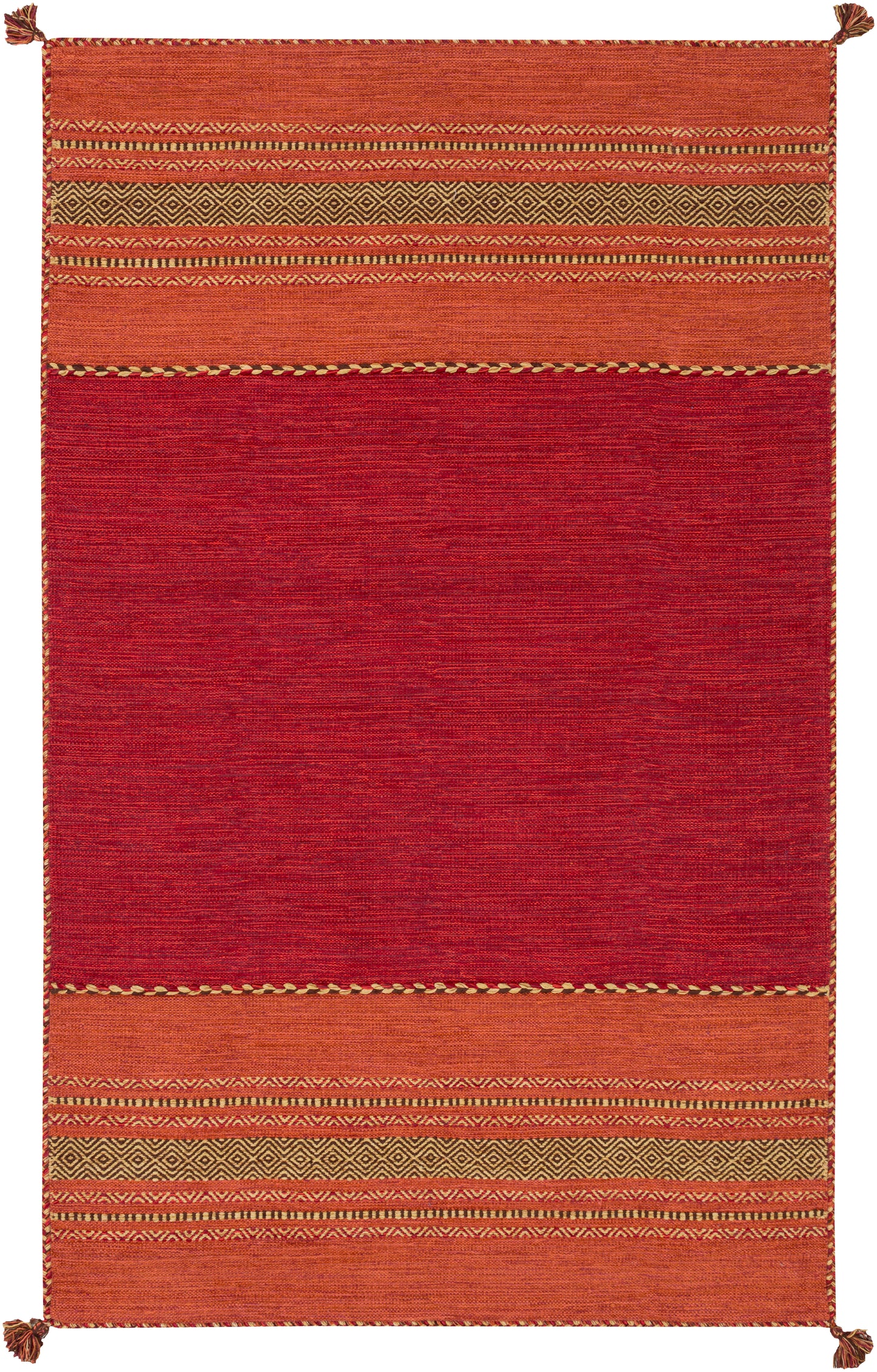 Trenza 12940 Hand Woven Cotton Indoor Area Rug by Surya Rugs