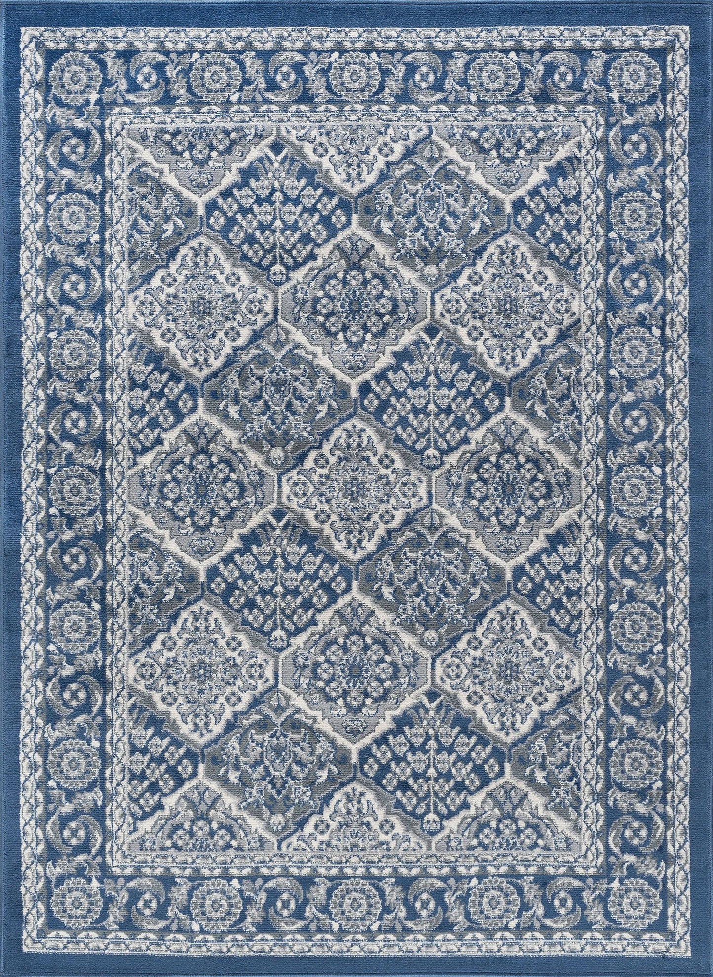 Tayse Oriental Area Rug HMP42-Oxnard Traditional Cut Pile Indoor Polypropylene