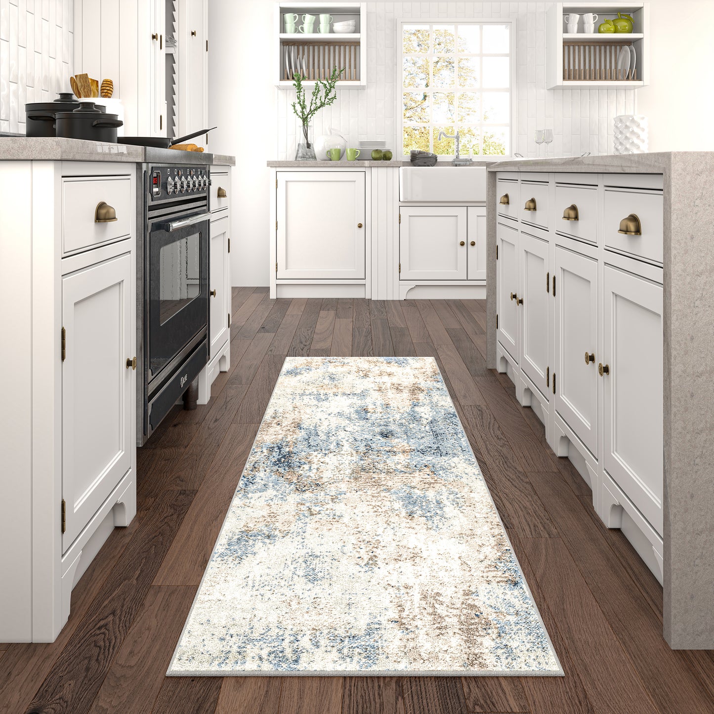 Tayse Abstract Area Rug CHL13-Clive Contemporary Cut Pile Indoor Polypropylene