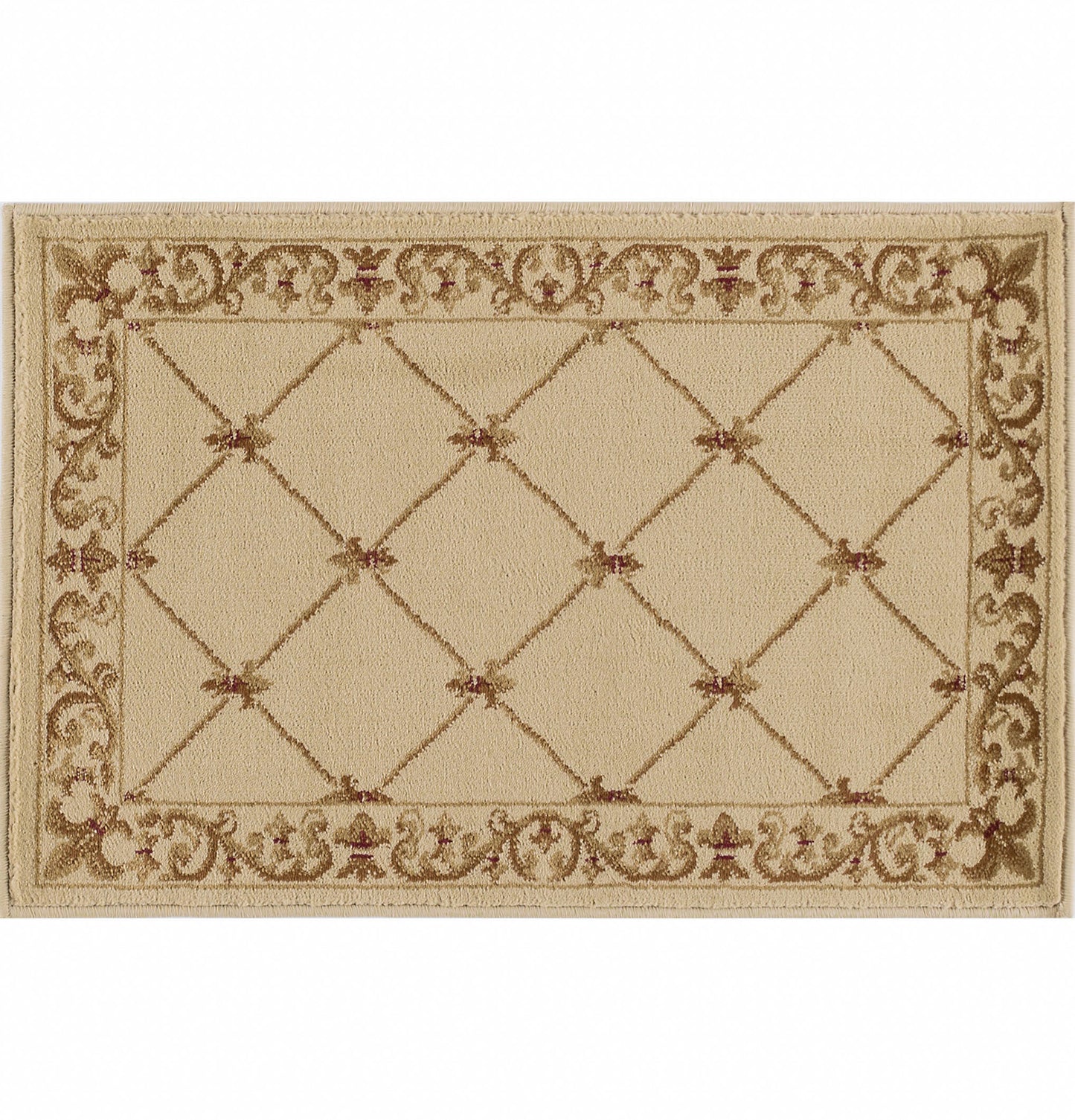 Tayse Border Area Rug SNS48-Orleans Traditional Cut Pile Indoor Polypropylene