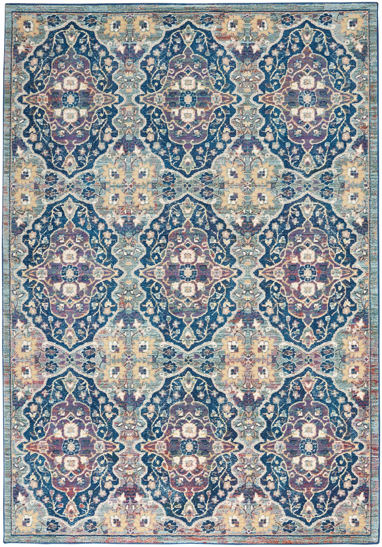 Ankara Global ANR16 Machine Made Synthetic Blend Indoor Area Rug By Nourison Home From Nourison Rugs