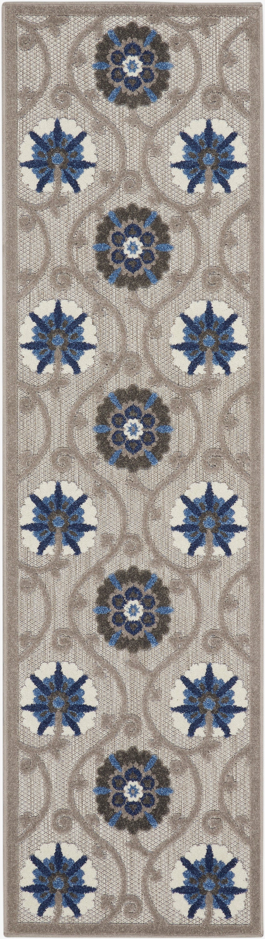 Nourison Home Aloha ALH19 Contemporary Floral Indoor/Outdoor Area Rug