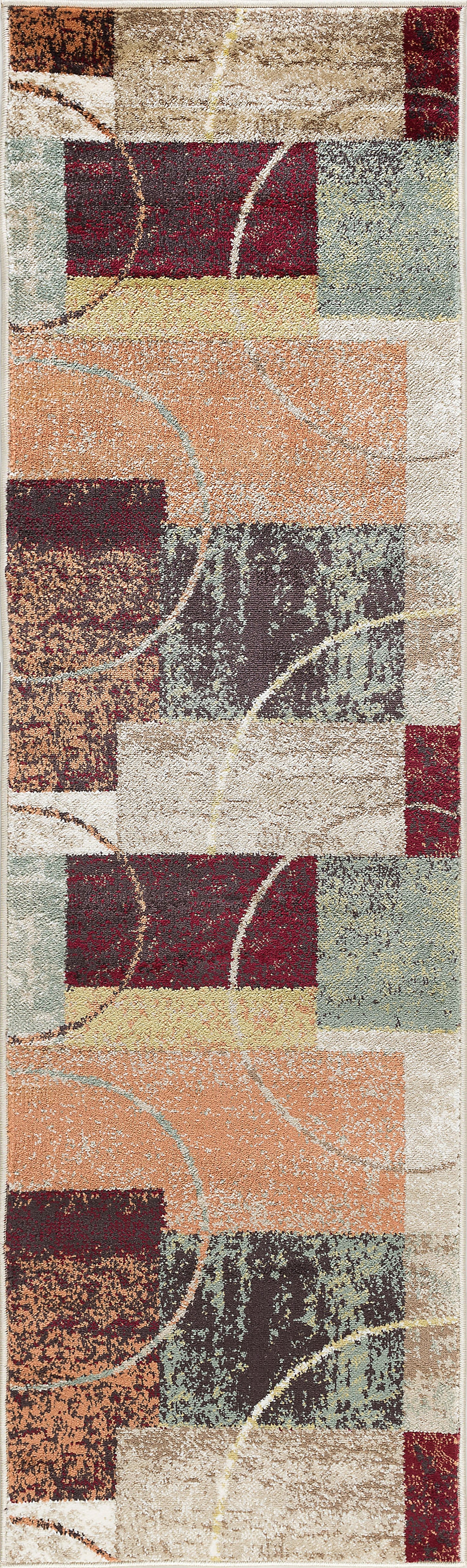 Tayse Abstract Area Rug DCO10-Conner Contemporary Cut Pile Indoor Polypropylene